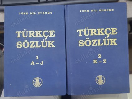 TDK TÜRK DİL KURUMU BÜYÜK TÜRKÇE SÖZLÜK 2 cilt takım
