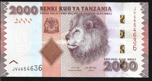 ** TANZANYA ( 2.000 * SHİLİNGİ ) 2010 - ÇİL