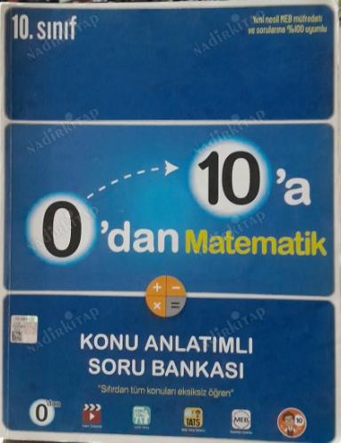 Tonguç Yayınları 10. Sınıf 0' dan 10' a MATEMATİK konu anlatımlı soru bankası