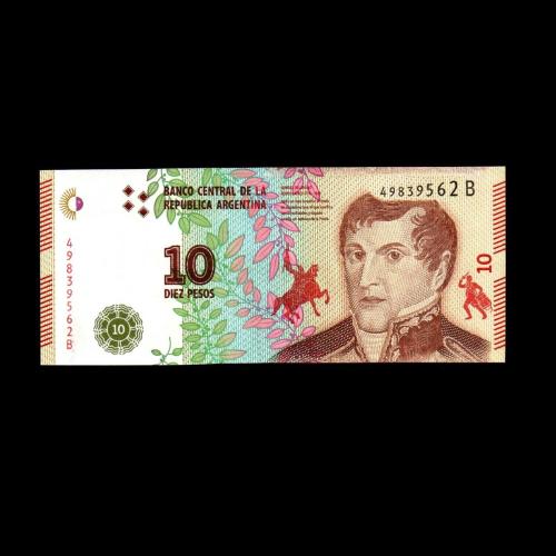ARJANTİN (2016) - 10 Pesos (ÇİL 10/10)