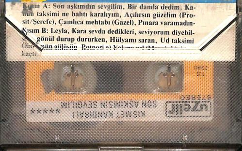 Kısmet Kandıralı - Son Aşkımdın Sevgilim (Uzelli) Kaset (İkinci El Kaset)