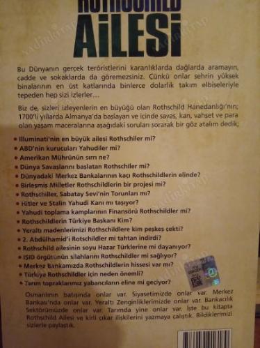 Küresel Para Baronu Rothschild Ailesi (Kızıl Kalkan / Güç, Servet ve Gizem...)