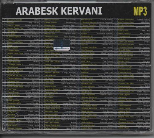 Arabesk Kervanı - Karışık MP3 Müzik CD'si (160 Şarkı)