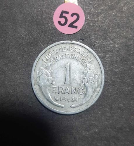 196 Fransa 1 Frank madeni para koleksiyonu