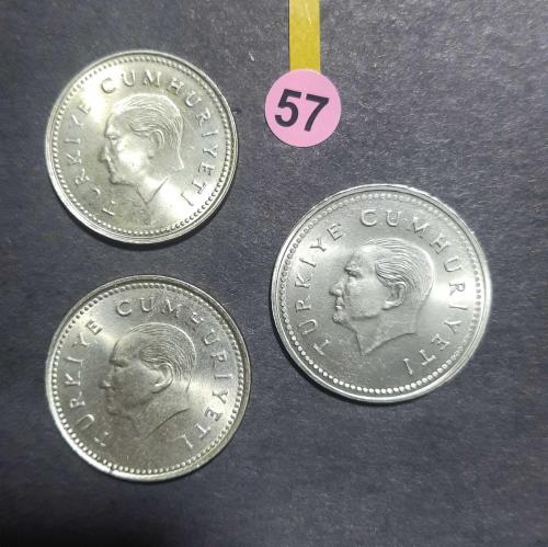 Türkiye 1993 1993 1994 ÇİL 1000 2500 ve 5000 lira ÇİL  Türkiye Cumhuriyeti madeni para koleksiyonu