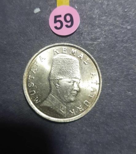 Türkiye 2000  Cumhuriyetin 75. Yılı ÇİL 100.000  lira ÇİL  Türkiye Cumhuriyeti madeni para koleksiyonu ÇİL PARA 100bin