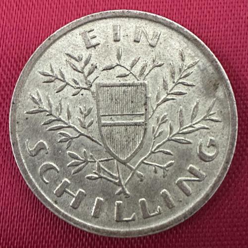 Avusturya 1 Şilin, 1925 . 640 Ayar Gümüş. XF.