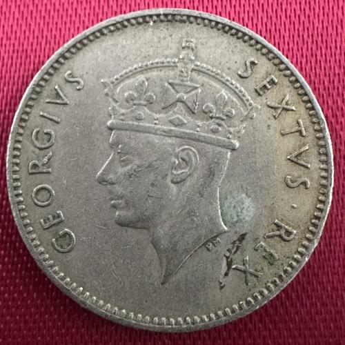 İngiliz Doğu Afrika 50 Cent (Yarım Şilin) 1948.