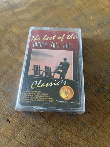 THE BEST OF THE 1960'S 70'S 80'S CLASSIC'S COLLECTION - PART 2 - KASET