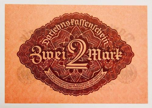 Almanya Asırlık Banknot 2 Mark.. ((1922))