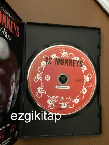 on iki maymun  dvd (PC'de  denenmiştir/izlenmiştir)  12 monkeys  (bruce willis madeleine stowe brad pitt)