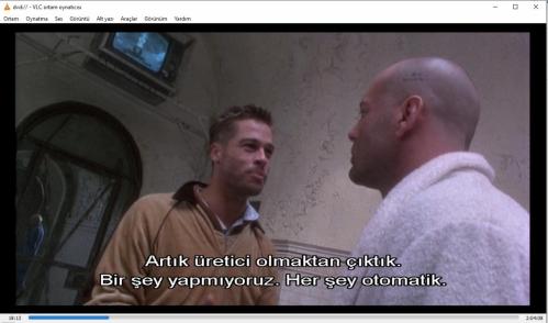 on iki maymun  dvd (PC'de  denenmiştir/izlenmiştir)  12 monkeys  (bruce willis madeleine stowe brad pitt)