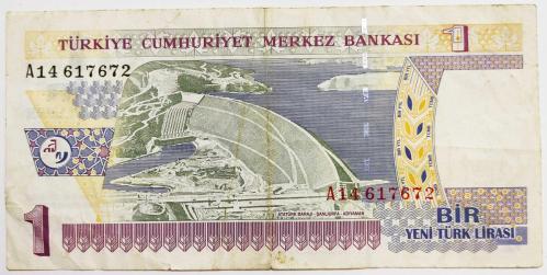Türkiye Cumhuriyeti 8. Emisyon 1. Tertip 1 YTL
