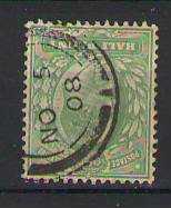 İngiliz kolonisi Natal, Güney Afrika 1880 -  Natal Queen Victoria ½ Penny damgalı - klasik