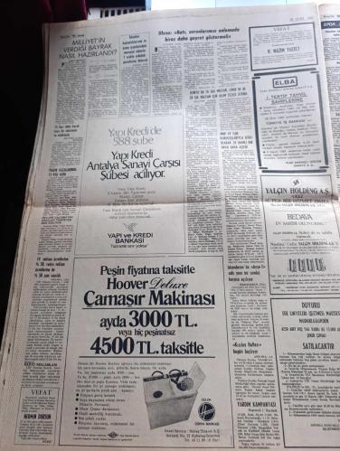 Milliyet Gazetesi - Turkish Newspaper - 28 Ekim 1981 - Türk Ticaret Bankası'nın Atatürk'ün 100. doğum yılı dolayısıyla düzenlediği Türkiye fotoğraf sergisi dün Atatürk Kültür merkezi'nde açıldı - bir demagog mu yazan Mehmet Barlas başyazı - meclis başkanlık divanını seçti ikinci turda Sadi Irmak 158 oyun 67'sini aldı - Başbakan Bülend Ulusu Türkçe yardım almak için kapı kapı dolaşmak durumunda değil - asker belediye başkanları 1 ocak'ta orduya dönecek - Ziya Gökalp yazan Burhan Felek - özel güvenlik örgütlerinin çalışma esasları saptandı para taşımada değişik saat ve güzergah kullanılacak - devlet başkanı Kenan Evren başarılı muhtarları kabul etti fotoğraf - ameliyatla kadın olan Nilay şimdi ben neyim diyor - halkalı'da kurulacak 50 bin konuklu yeni kent projesi tamamlandı - ABD başkan yardımcısı George Bush ABD nükleer silahlarda indirim yapacak - Roma polisi Gökberk Ergenekon'a saldırıdan sonra Mehmet Ali Ağca dosyasını yeniden açtı -  Fenerbahçe - Federasyon Kupası
