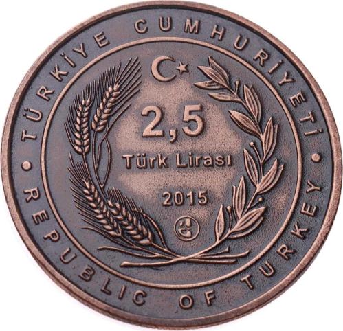 2015 - Midilli Kruvazörü Bronz Hatıra Para *Sertifikalı* ÇİL TCH430