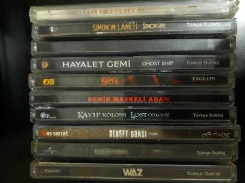 Macera ve Korku Filmleri (10 Adet Orijinal Film VCD'si Bir Arada) 1 FİLM FİYATINA 10 FİLM