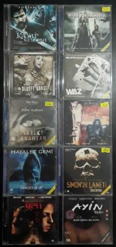 Macera ve Korku Filmleri (10 Adet Orijinal Film VCD'si Bir Arada) 1 FİLM FİYATINA 10 FİLM
