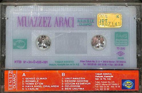 Muazzez Abacı - Sensiz Olmadı Kaset (İkinci El Kaset)