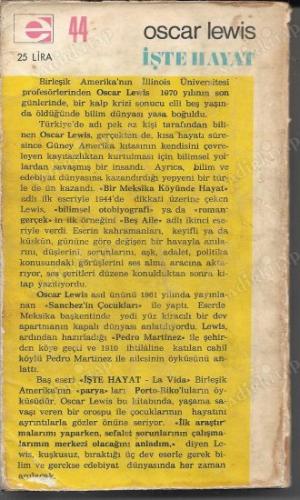 İşte Hayat -Yokluk Kültürü İçindeki Bir Porto Riko'lu Aile Üzerine İnceleme (San Juan ve New York)