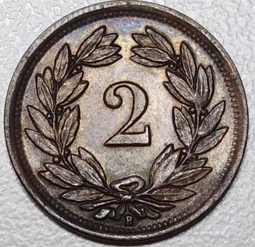 1941 - İSVİÇRE - 2 Rappen  ( ÇOK ÇOK TEMİZ )