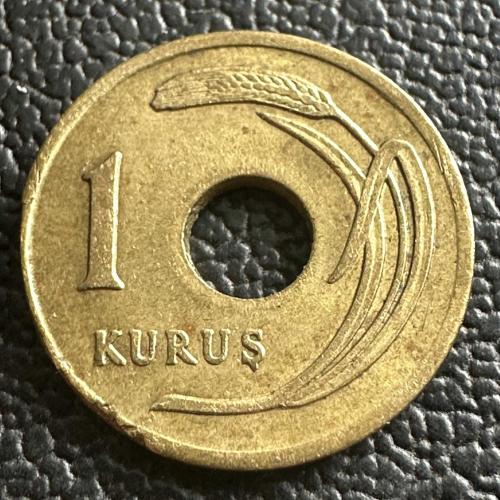 Türkiye Delikli 1 Kuruş 1949