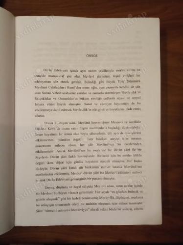 Tezkire-i Şu'arâ-yı Mevleviyye (İnceleme - Metin)