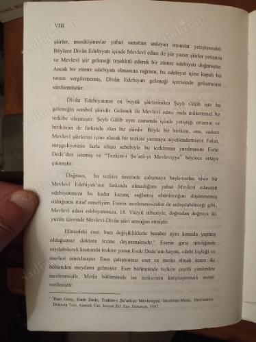 Tezkire-i Şu'arâ-yı Mevleviyye (İnceleme - Metin)