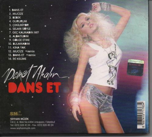 DEMET AKALIN - DANS ET ALBÜMÜNÜN CD'Sİ