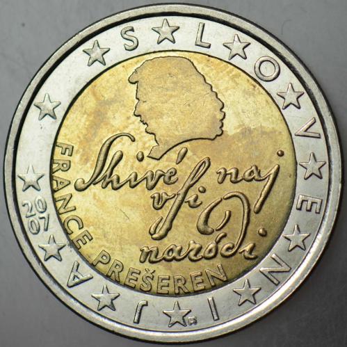 SLOVENYA 2 EURO 2007 BİMETAL.