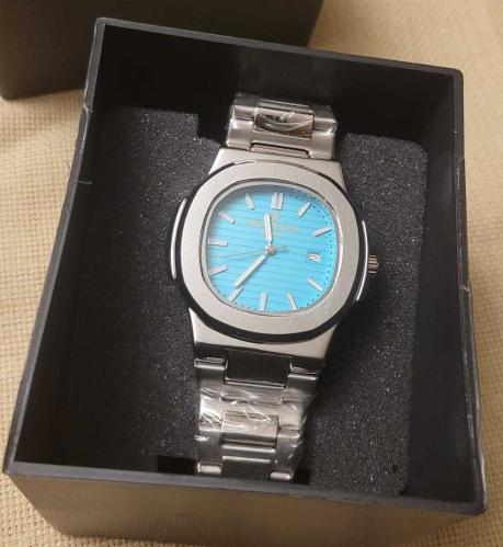 PATEK PHİLİPPE NAUTİLUS TARZI TİFFANY MAVİSİ. 2026 RENGİ. SUPER KLON. ÇOK GÜZEL.