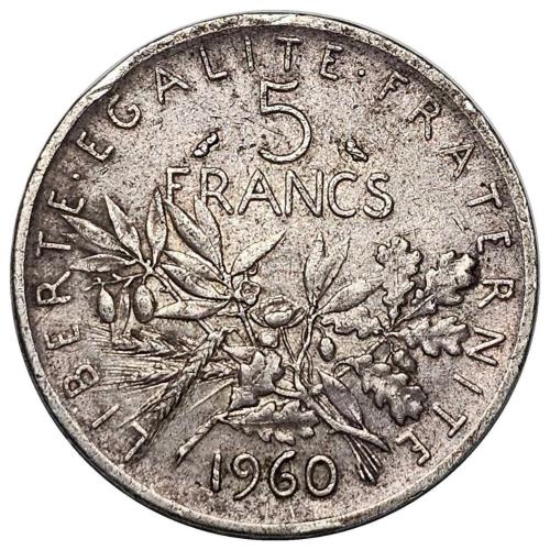 Fransa 1960 Yılı 5 Frank ÇÇT