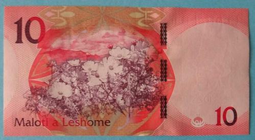 LESOTHO=2021  10 Maloti  P-26   ÇİL'