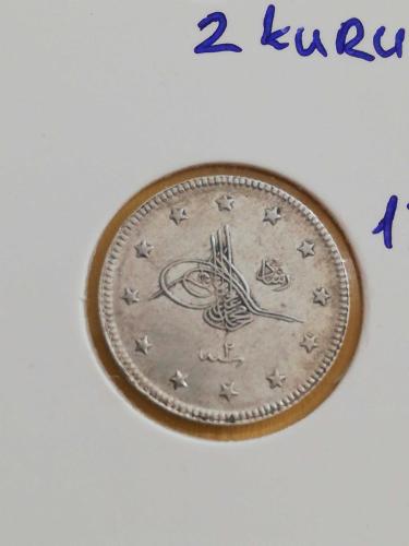M.Reşad 2 Kuruş 1327/2 çil kapama içinde