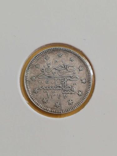 M.Reşad 2 Kuruş 1327/2 çil kapama içinde