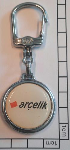 ARÇELİK  Anahtarlık Maskot Çelik Çift Taraflı Damla Etiketli metal  Anahtarlık  Koleksiyonu Orjinal Anahtarlık uzantısı ile çok çok iyi durumda Arçelik Keychain Collection