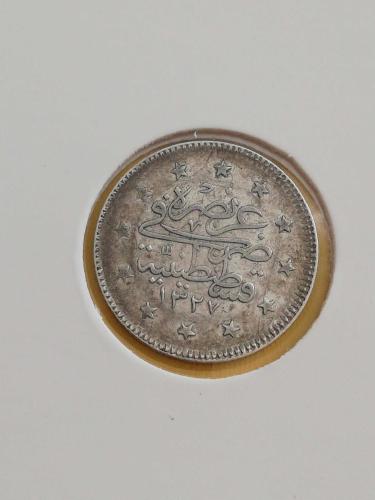 M.Reşad 2 Kuruş 1327/2 çil altı kapama içinde