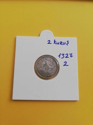 M.Reşad 2 Kuruş 1327/2 çil altı kapama içinde