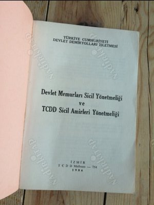 Devlet Memurları Sicil Yönetmeliği ve TCDD Sicil Amirleri Yönetmeliği