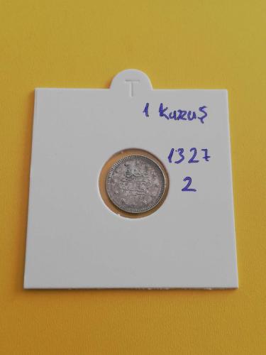 M.Reşad 1 kuruş 1327/2 çil altı kapama içinde