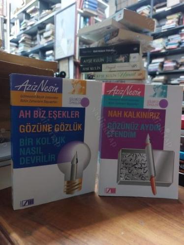 Gülmece Öyküleri 13/ Nah Kalkınırız-Gözünüz Aydın Efendim / AH BİZ EŞEKLER/GÖZÜNE GÖZLÜK /BİR KOLTUK NASIL DEVRİLİR 2 KİTAP