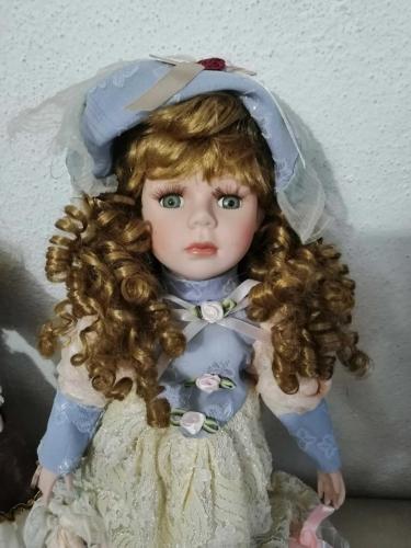 41 cm porselen bebek kontes matmazel bebek AYAKLIK var, çok güzel