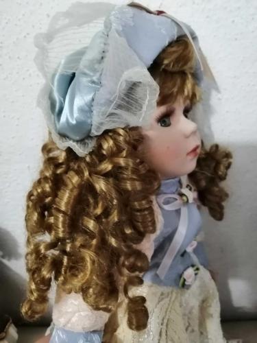 41 cm porselen bebek kontes matmazel bebek AYAKLIK var, çok güzel