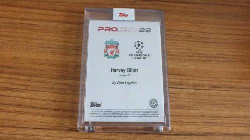 Project22 Topps Harvey Elliott Liverpool Ressam By Dan Leydon