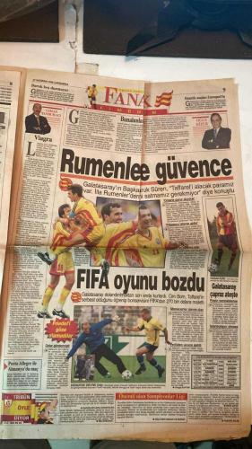 FANATİK SPOR GAZETESİ - TURKISH NEWSPAPER - DOĞUM GÜNÜ HEDİYESİ  - EKSİKSİZ TAM TAKIM GAZETE - 17 HAZİRAN 1998 ÇARŞAMBA - SAYI: 9441 - MEHMET Y. YILMAZ - FARUK SÜREN - POPESCU - FILIPESCU - ADRIAN ILIE - ANGHEL IORDANESCU - KLINSMANN - SHEARER - DUGARAY - HENRY - ISSA - UCHE - AMOKACHI - MILUTINOVIC - ADEPOJU - SEEDORF - PROSINECKI - VLAOVIC - SUKER - NJANKA - ROGER MILLA - JAVIER CLEMENTE - ZUBIZARRETA - RONALD DE BOER - ASTOR - ORFI - GÜNTER NETZER - BER VOGTS - GERÇEK SPOR GAZETESİ - FANATİK - BU VATAN HEPİMİZİN - FANATİK FAIR PLAY ÖDÜLÜ - BU ONUR HEPİMİZİN - NE DE OLSA BREZİLYA - ÜLKERSPOR’DA BAYRAM VAR - FENER’DE HAYAT - YERLİKAYA’YA DA FAIR PLAY - TELEVOLE RAKİP TANIMIYOR - SÜREN: SATACAK - SAMBACILAR’DAN GOL ŞOV - VE LÖW İMZAYI ATTI - ROMANYA İYİ BAŞLADI - KLİNNSMANN’IN DÖNÜŞÜ - EN UZUN RICKETTS - EN KISA DE AVILLA - ÇİN’E SAAT ENGELİ - BAHİSLER ÇILDIRDI - İRAN’DAN FRANSA’YA TEPKİ - SHEARER’İN GÖZÜ KRALLIKTA - PANZERLER NET BAŞLADI - KOMŞU BÜYÜCÜLERE KALDI - ASTOR VE ORFİ’DEN YA