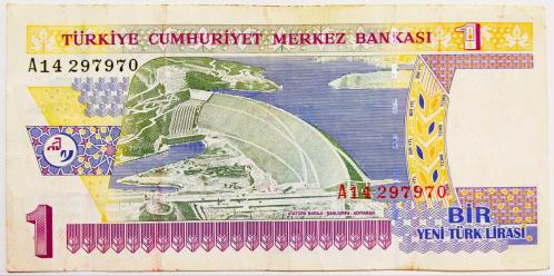 Türkiye Cumhuriyeti 8. Emisyon 1. Tertip 1 YTL