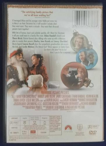 ALL I WANT FOR CHRISTMAS DVD