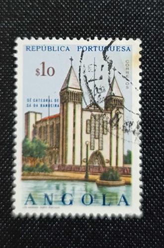 Portekiz Sömürgesi Angola- damgalı pul