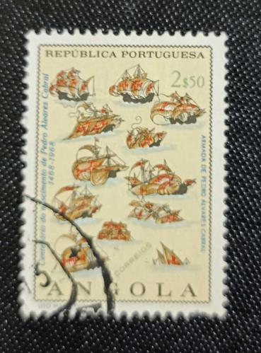 Portekiz Sömürgesi Angola _ damgalı pul