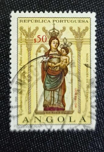 Portekiz Sömürgesi Angola _ damgalı pul